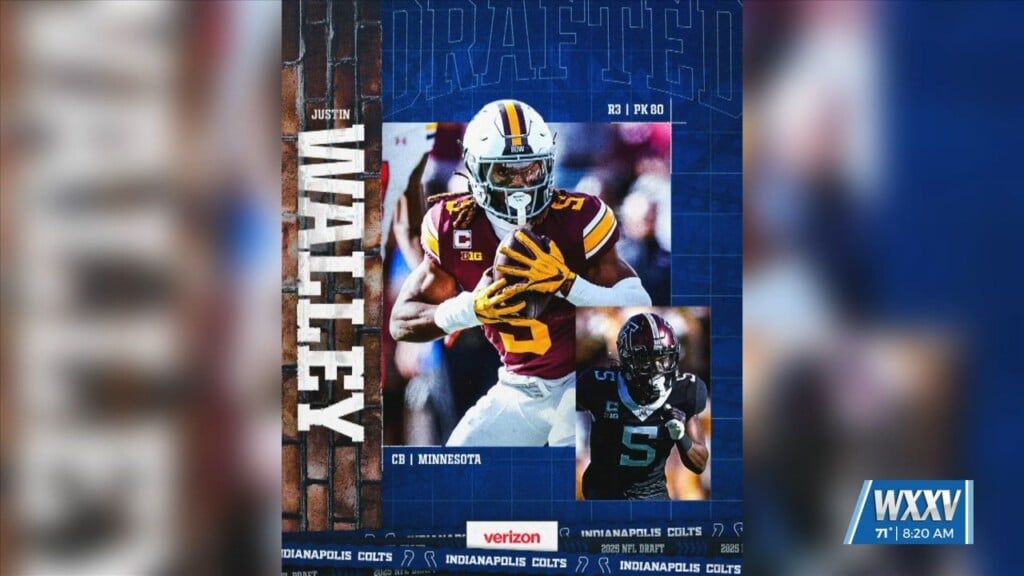 Justin Walley Drafted By The Indianapolis Colts