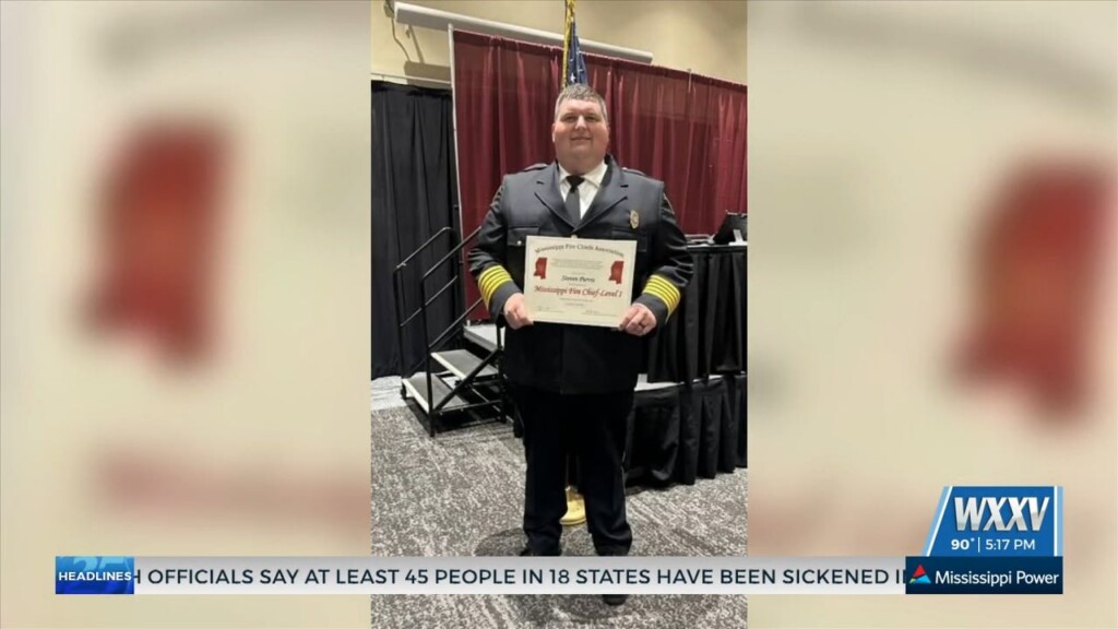 Wiggins Fire Chief Receives Big Honor