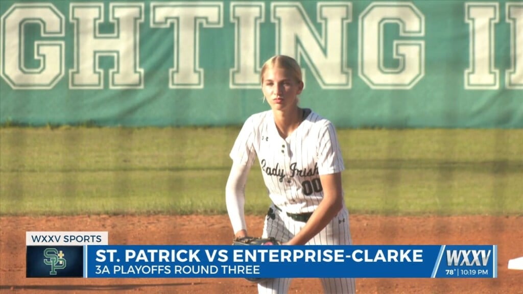 St. Patrick Softball Opens Round Three Of The Playoffs With A 5 2 Win Over Enterprise Clarke!