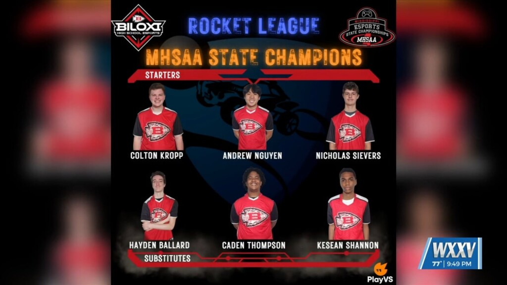 Biloxi Wins E Sports State Championship In Rocket League!