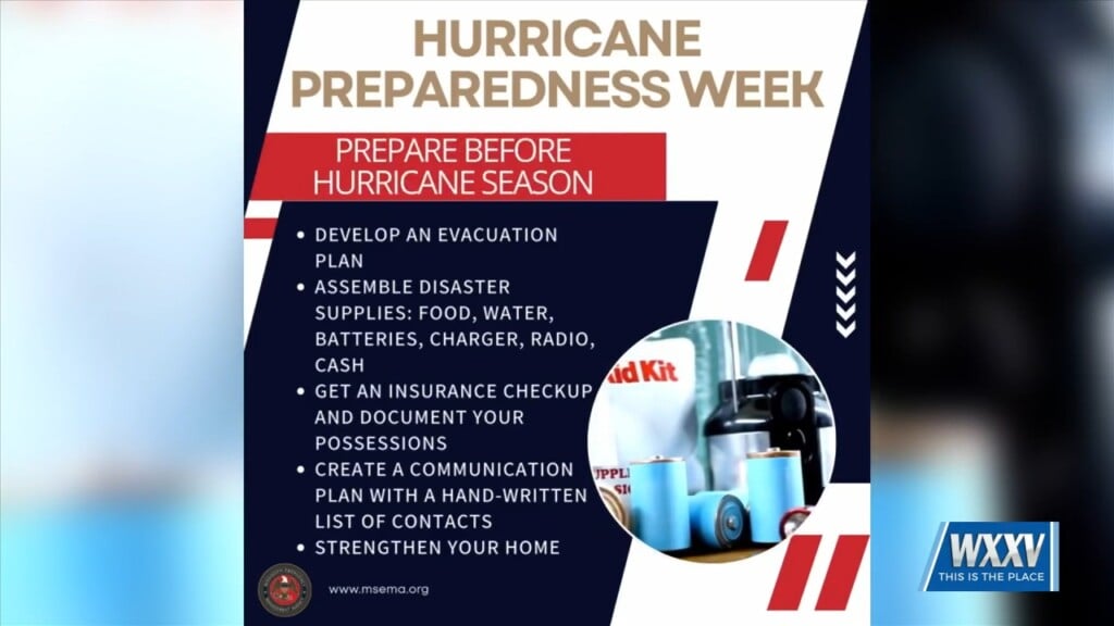 Hurricane Preparedness Week In Mississippi
