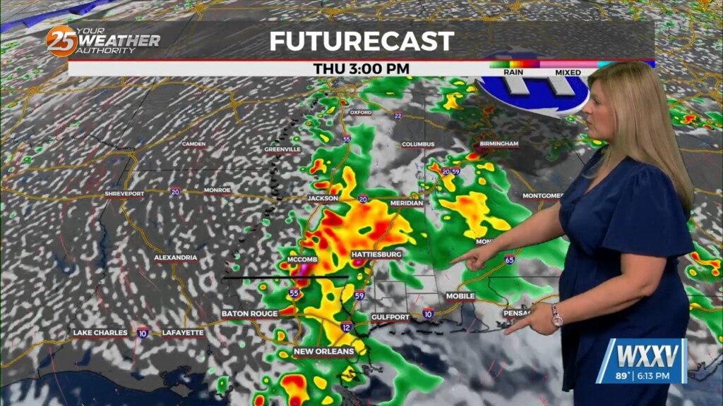 Sam's "higher Rain Chance" Wednesday Evening Forecast
