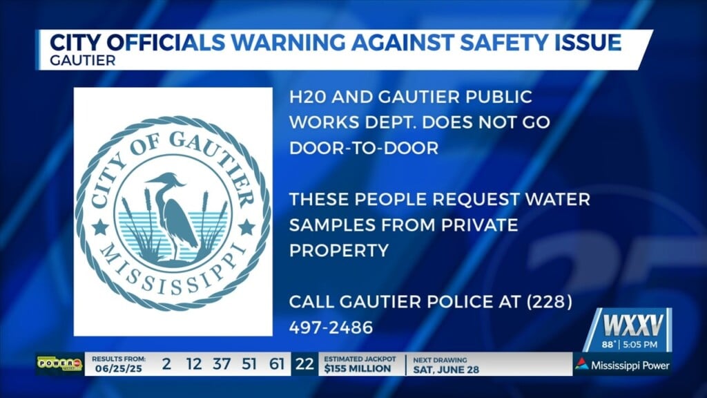 City Of Gautier Warning Against Safety Issue Scam