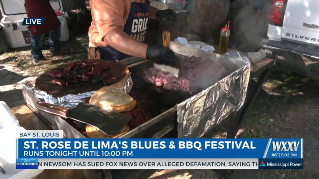 Wxxv New 25’s Marco Bitonel At St. Rose De Lima’s Blues And Bbq Festival