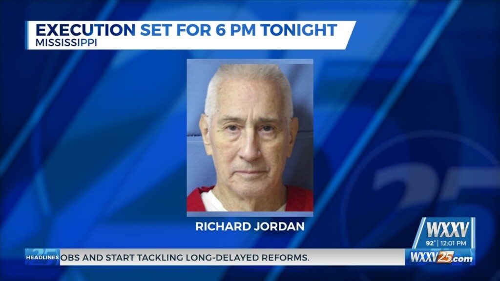 Richard Jordan Execution Set For Wednesday Evening