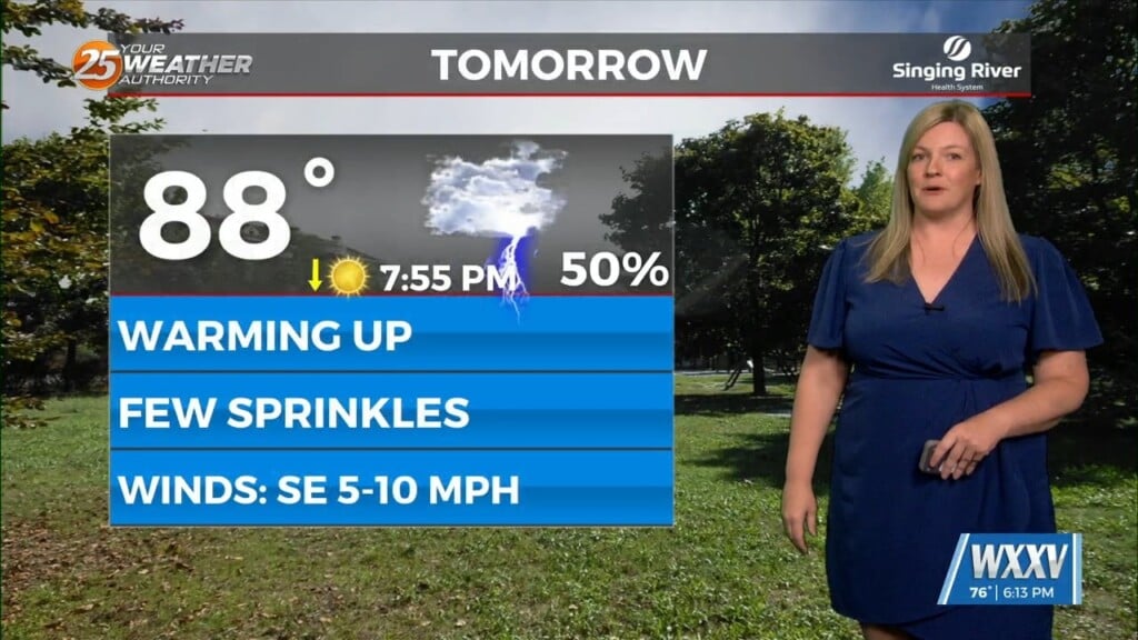 Sam Lucey's Tuesday Evening Forecast