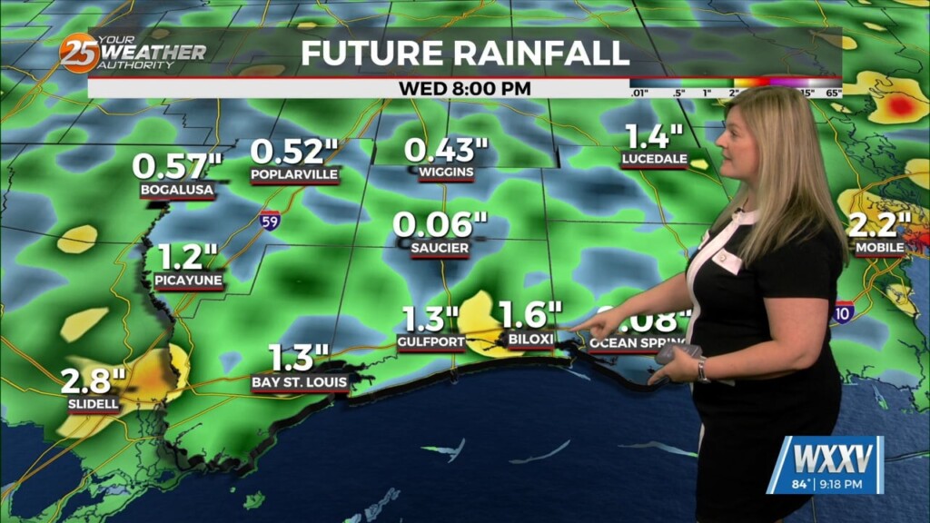 Sam Lucey's Rainy Monday Evening Forecast