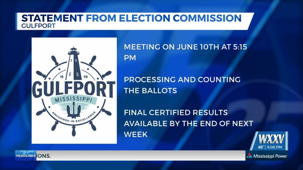 Statement From Gulfport Election Commission