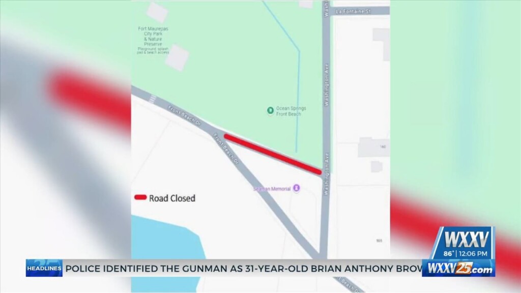Crews Connecting New And Existing Water Mains In Ocean Springs