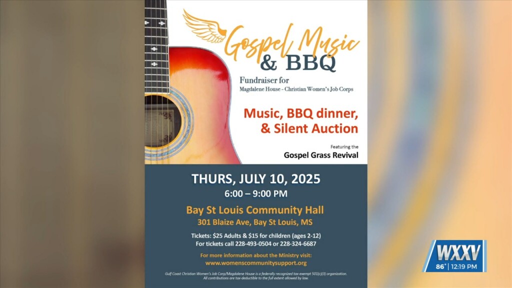 Gospel Music Bbq Fundraiser Benefiting The Magdalene House Christian Women’s Job Corps