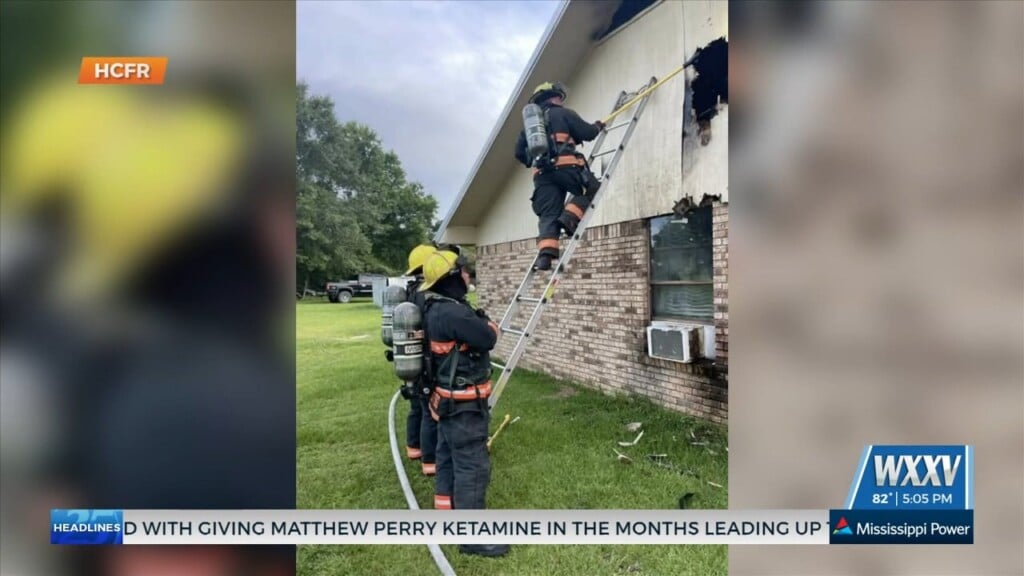 Firefighters Respond To House Fire In Harrison County