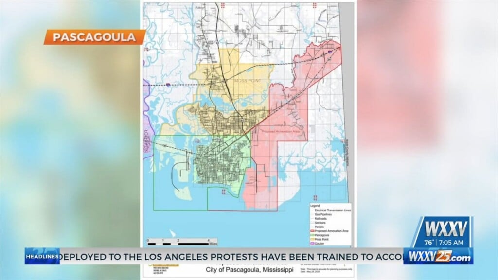 Pascagoula Annexation Plans To Add 25 Square Miles To City Limits