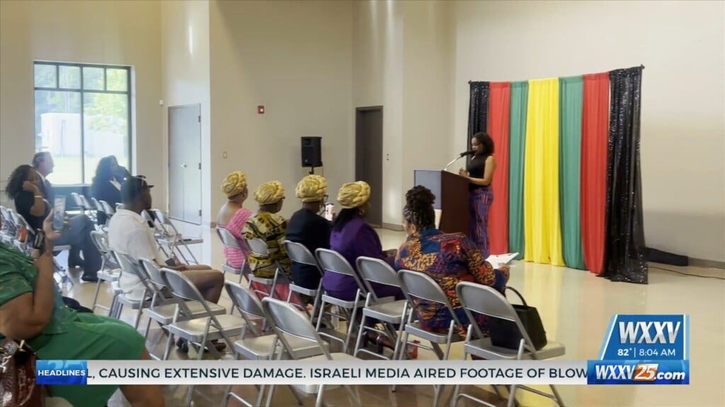 Local Leaders Speak At The State Of The Community Address In Gulfport