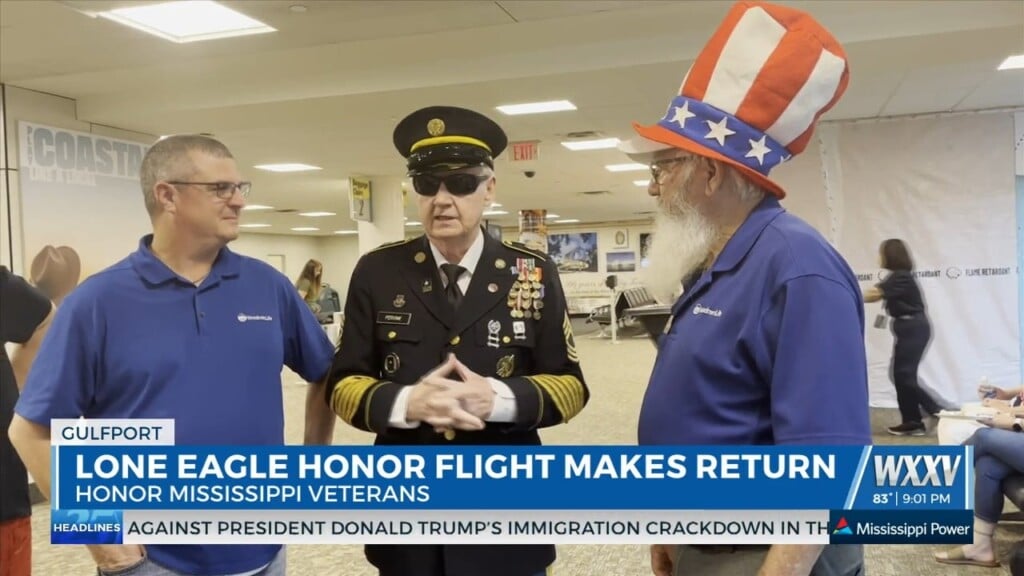 Mississippi Veterans Return Home After Honor Flight