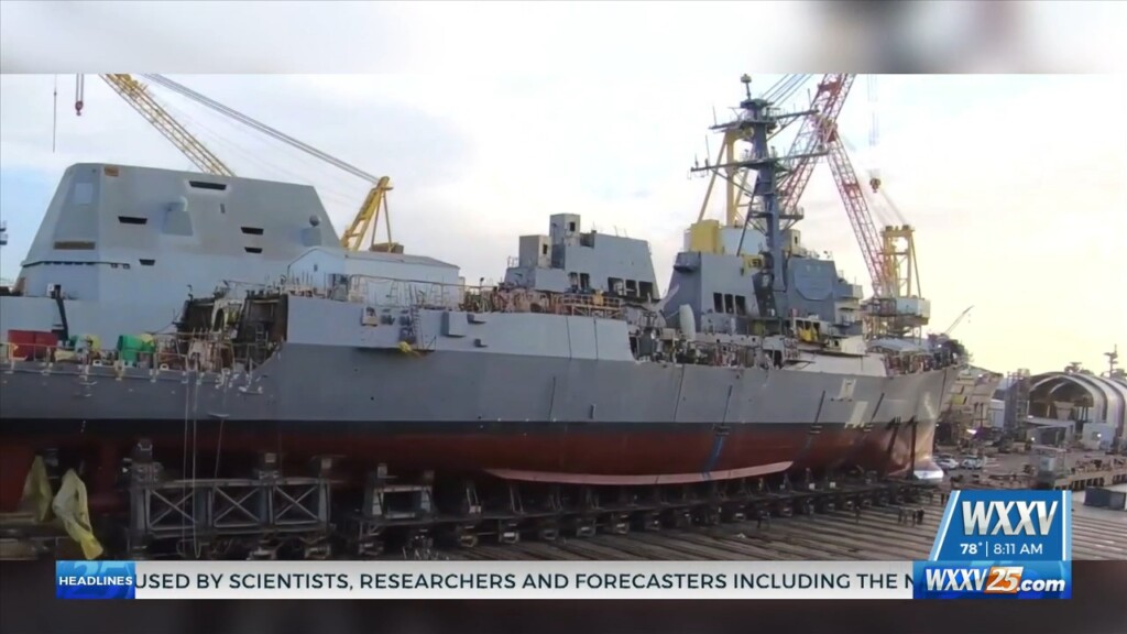 U.s.s. Jeremiah Denton Christened At Ingalls Shipbuilding