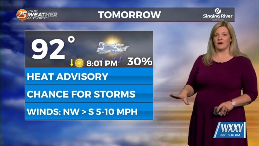 6/20 Sam's "summer Like" Friday Night Forecast