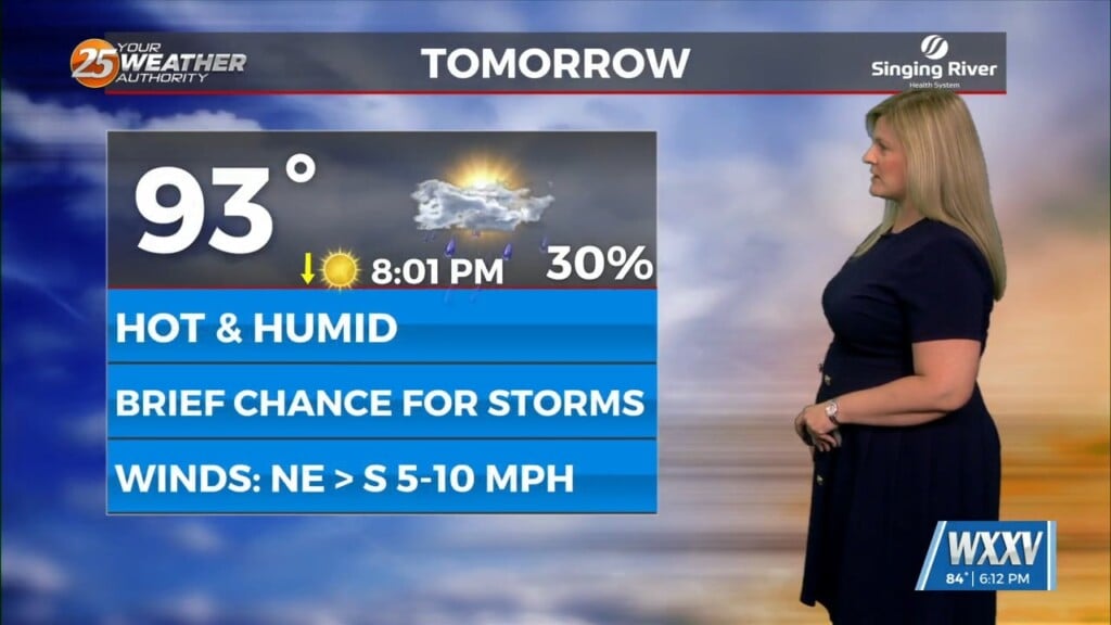Sam's "hot And Muggy" Monday Evening Forecast