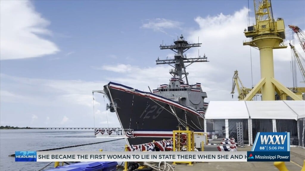 Ingalls Christening Navy’s Newest Destroyer Saturday