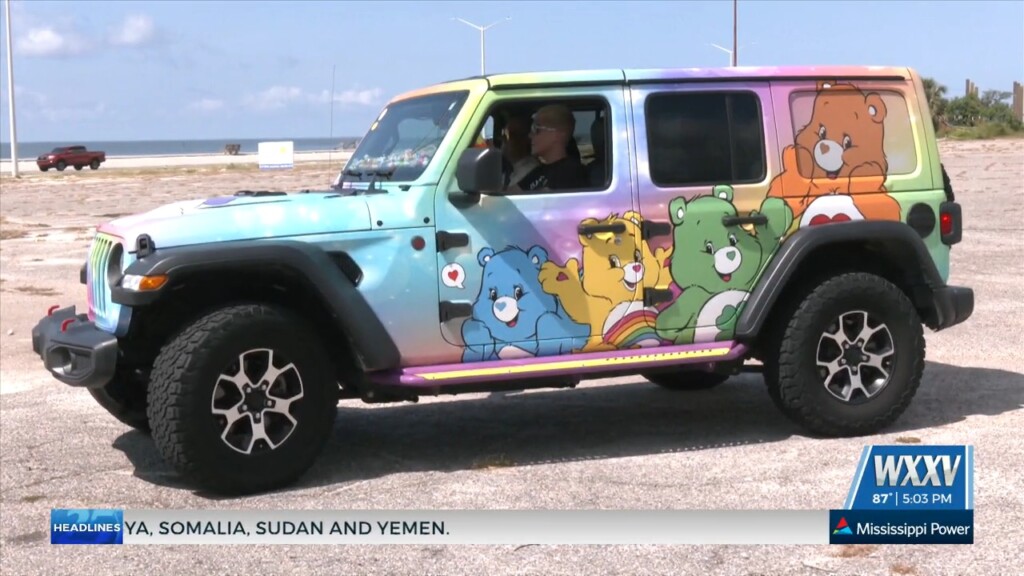 "care Bear" Jeep Bringing Smiles To South Mississippi