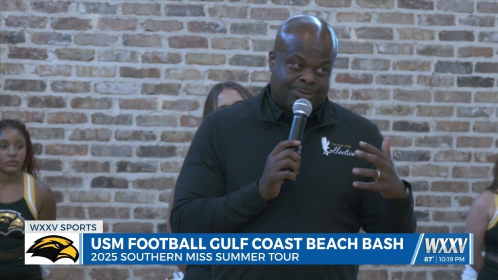 Southern Miss Football Stops In Gulfport During 2025 Summer Tour