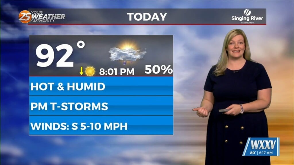 7/9 Sam's "hot, Humid And Slightly Rainy" Friday Morning Forecast