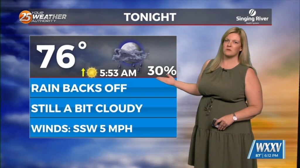 7/18 Sam's "much Drier" Friday Evening Forecast