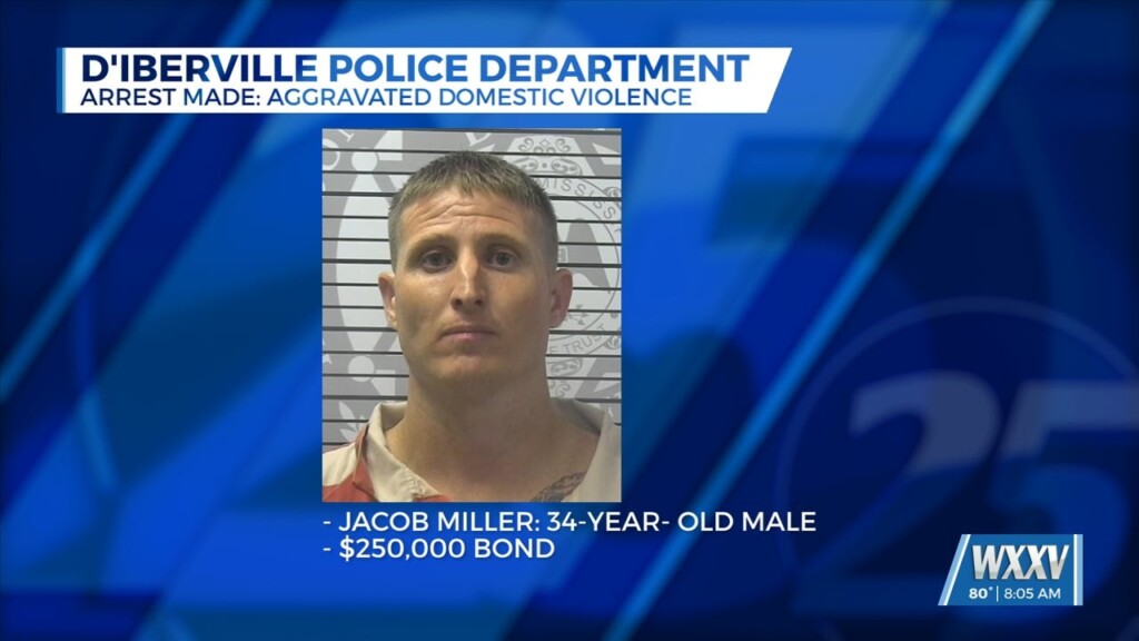 Man Arrested For Aggravated Domestic Violence In D’iberville