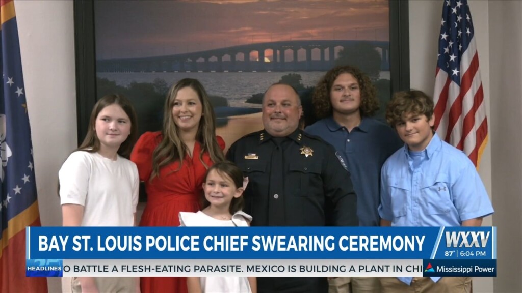 Bay St. Louis Native Officially Sworn In As City’s Police Chief