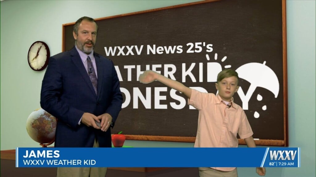 07/23 James' "weather Kid" Wednesday Forecast