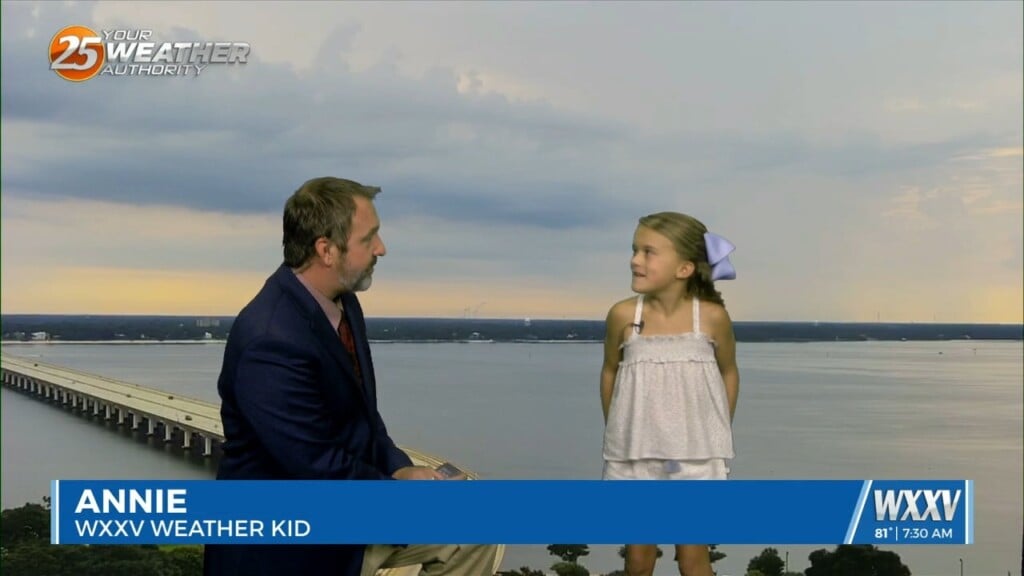 07/30 Annie's "weather Kid" Wednesday Forecast