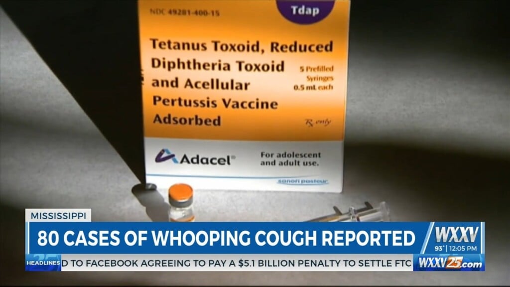 Msdh Reports 80 Cases Of Whooping Cough Across The State
