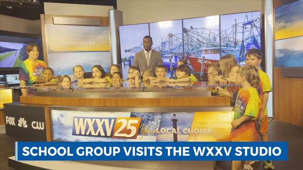 Students From Little People’s Christian Academy Visit Wxxv News 25