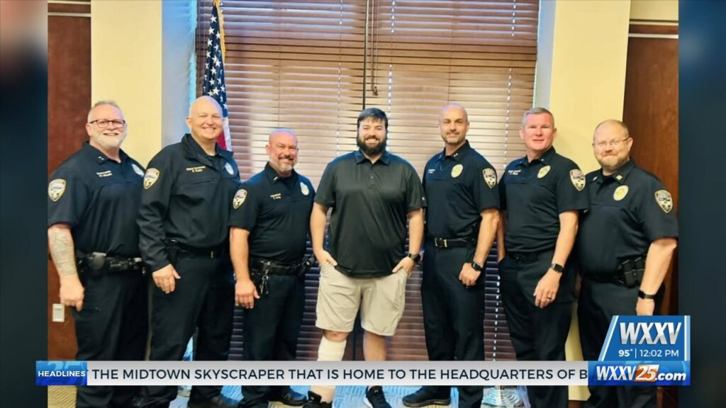 Gulfport Officer Returns To Light Duty Following Motorcycle Accident