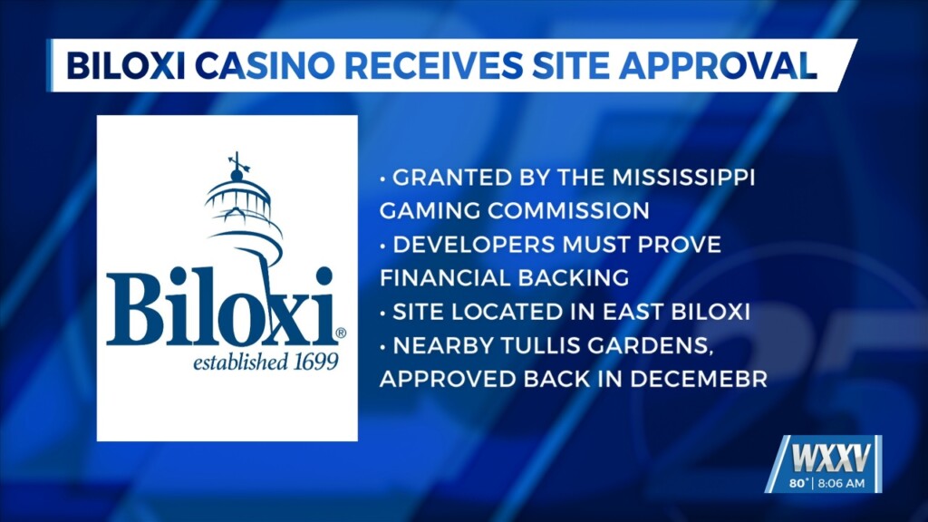 Mississippi Gaming Commission Approves Site For Biloxi Casino