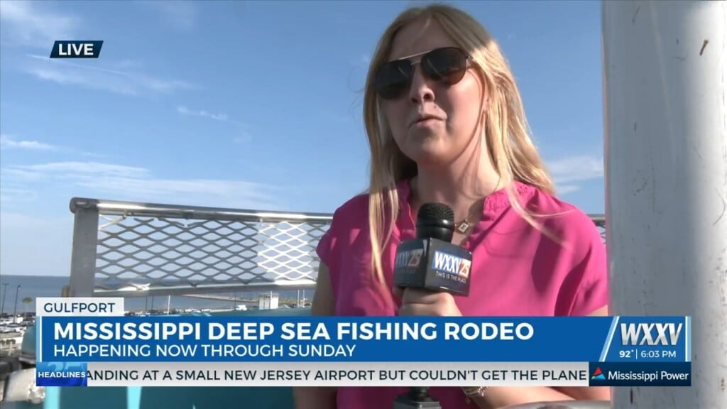 Elizabeth Is Live At The Deep Sea Fishing Rodeo