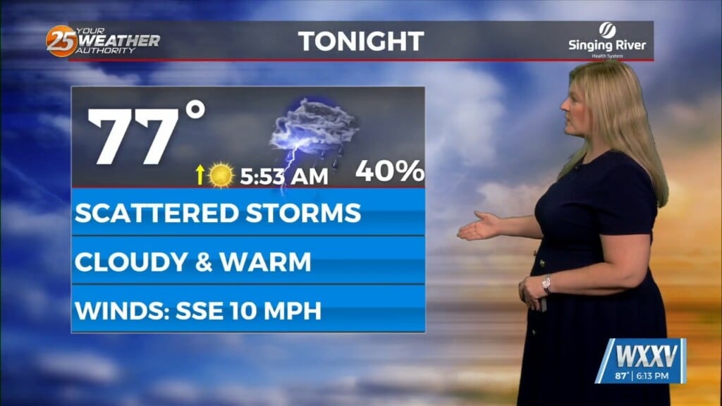 Sam's "warm And Breezy" Thursday Evening Forecast