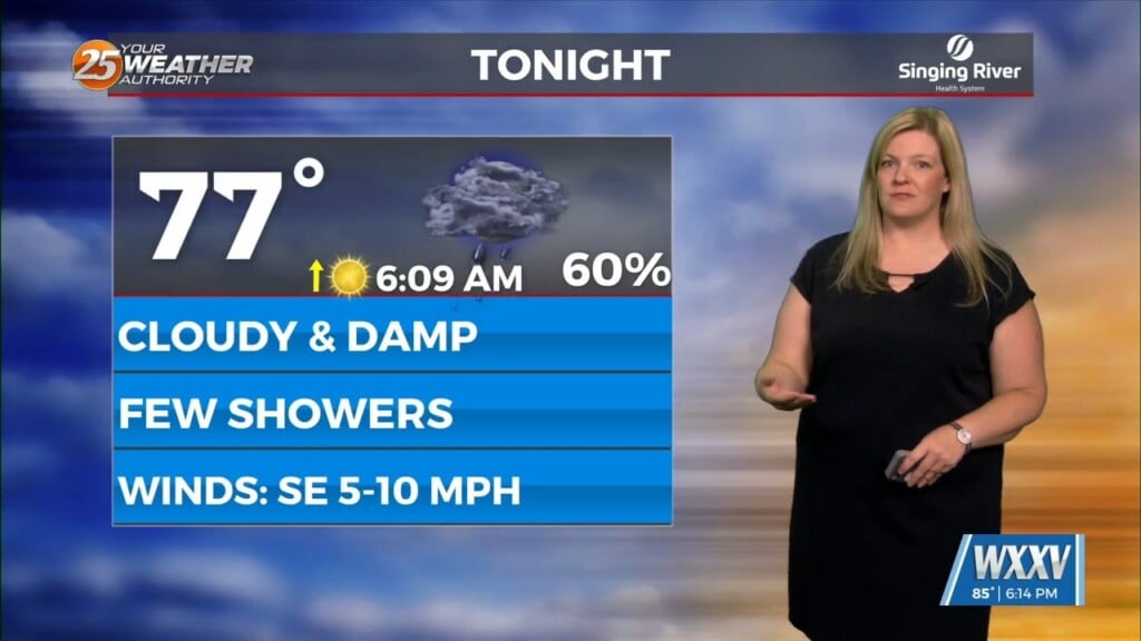 Sam Lucey's "mostly Cloudy And Damp" Thursday Evening Forecast