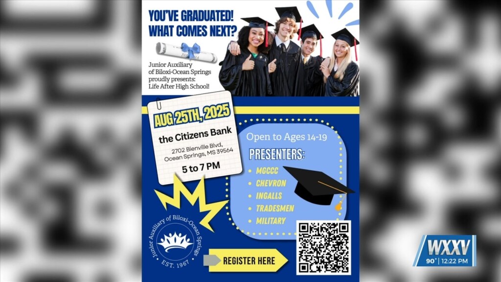 Junior Auxiliary Of Biloxi Ocean Springs Hosting ‘life After High School’ Event