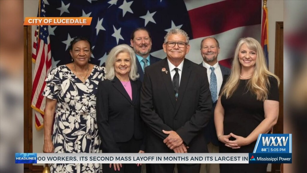 Lucedale Holds Their Oath Of Office Ceremony
