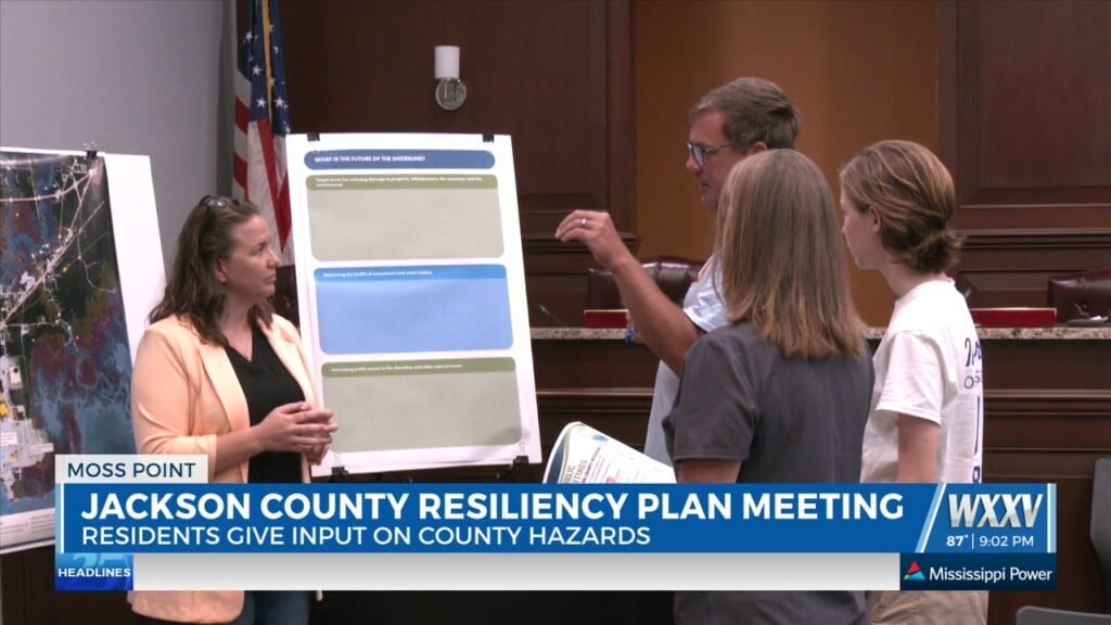 First Of Four Public Meetings For Jackson County Resiliency Plan Held In Moss Point