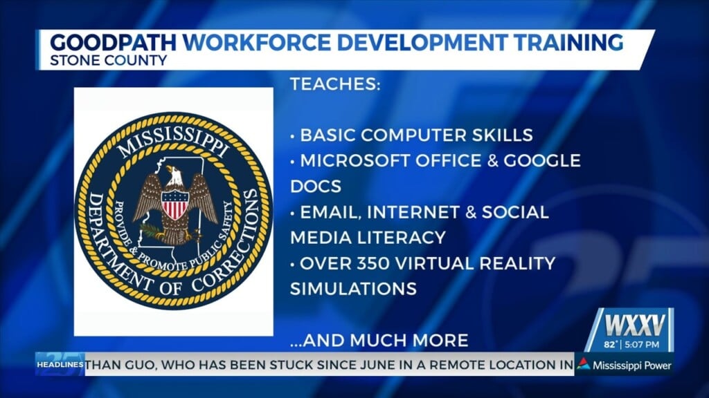 Stone County Correctional Facility Announces Goodpath Workforce Development Training