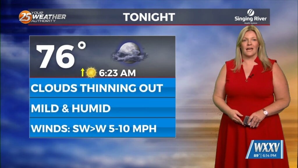 8/13 Sam Lucey's "less Cloudy" Wednesday Evening Forecast