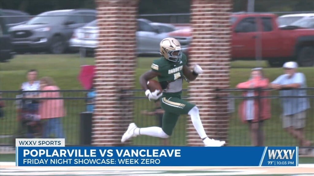 The Poplarville Hornets Win Their Jamboree Over Vancleave With A Final Score Of 21 6