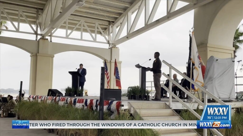 Officials Attend Katrina 20th Anniversary Memorial Event In Gulfport