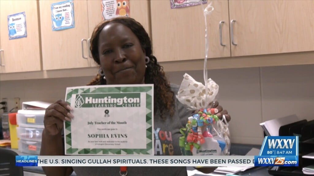 Back To School Blitz: Meet Sophia Evins, Wxxv And Huntington Learning Center's July Teacher Of The Month