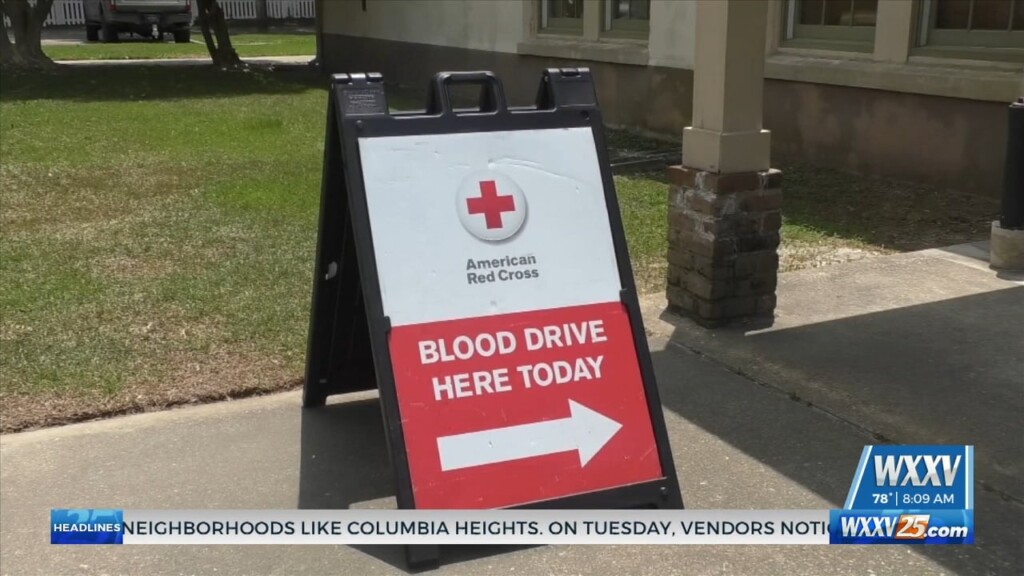 Red Cross Blood Drives Held In Remembrance Of Hurricane Katrina