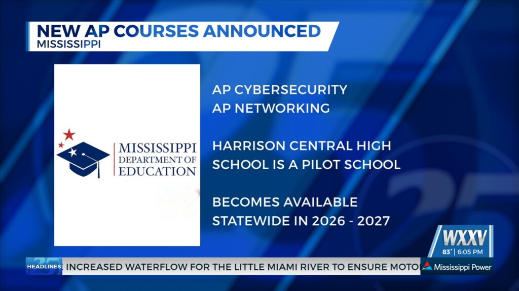 Mississippi Department Of Education Announces New Ap Courses