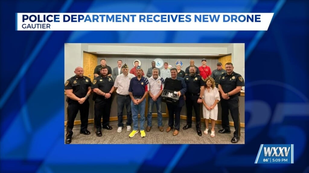 Gautier Police Department Receives New Drone