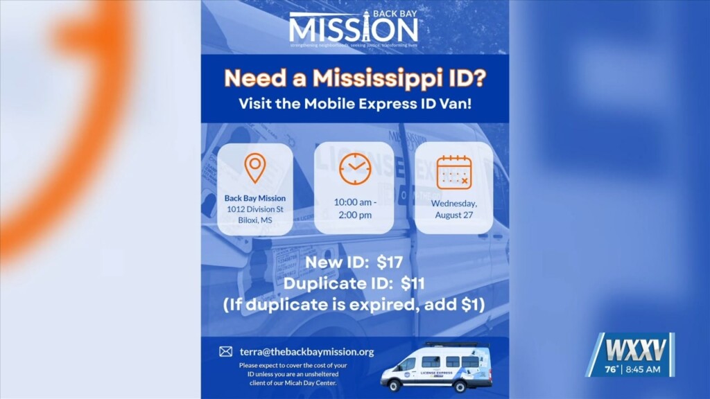 Mobile Express Id Van Coming To Back Bay