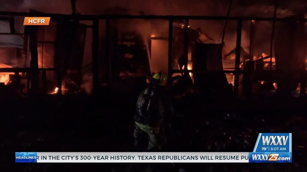 One Injured In Mobile Home Fire In Saucier